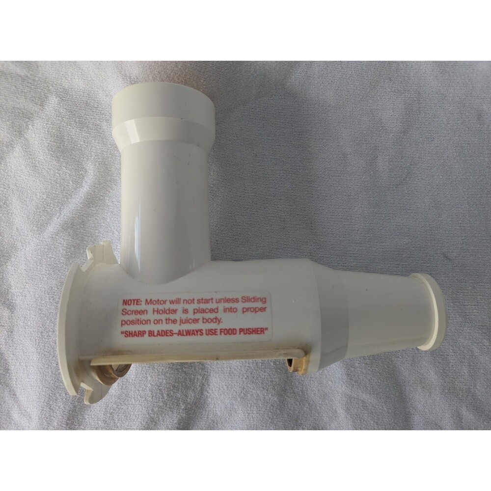 Champion Juicer G5-NG-853S Replacement Parts Tube Chamber Housing Feed